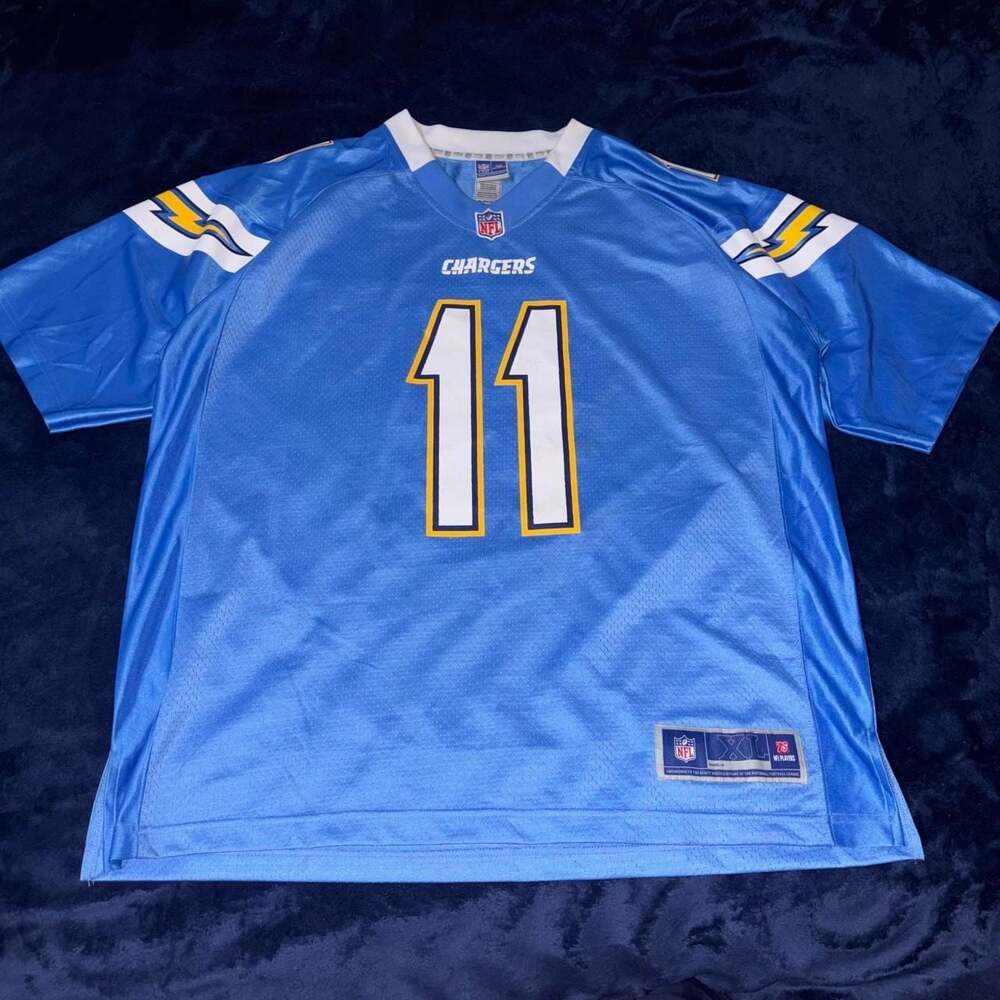 NFL Pro Line Los Angeles Chargers Tyrod Taylor #11 Jersey Blue XL